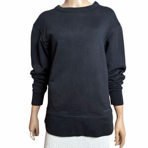 Zara SRPLS Black Cotton Sweatshirt Unisex XS